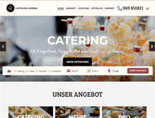 Tablet Screenshot of lofthouse-catering.com